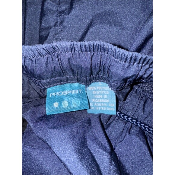 Pro Spirit Athletic Pants Large Navy Blue Elastic Waist Lined Zip Btw (3) Combo - Picture 4 of 7